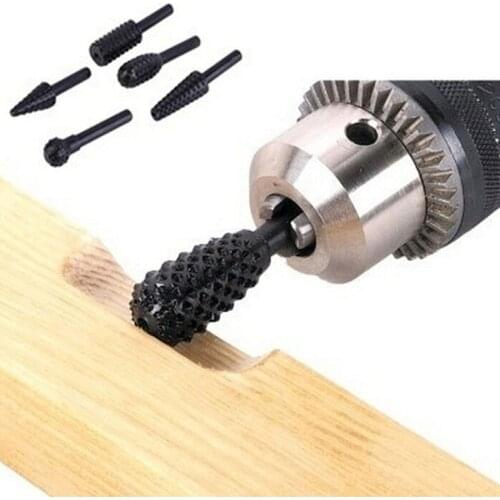 ZK30 5PCS 1/4'' Shank Drill Bit Set Carpentry Cutting Tool For Woodworking Knife Building & Engineering Power Tool Carving Tool
