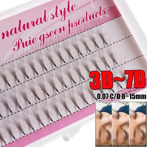 1Box Natural Long Soft Mink Hair Individual False Eyelashes Lash Grafting Extension Tools Thick Lashes Eye Make Up Accessory