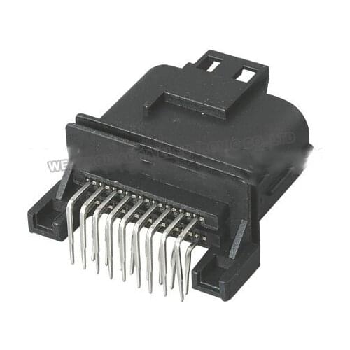 2SET DJ7181A-1-10male Connector cable Terminal plug connectors jacket auto Plug socket 18 pin female Connector automotive rubber