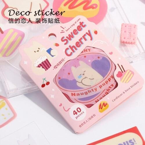 20sets Kawaii Stationery Stickers Save a bag of cute series DIY Craft Scrapbooking Album Junk Journal Happy Planner Diary