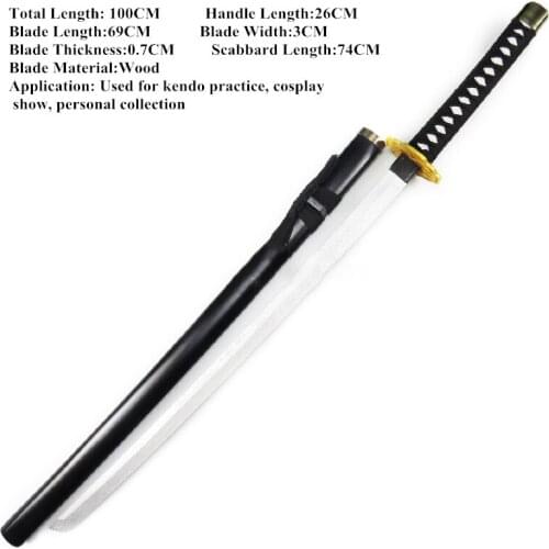 Anime Fairy Tail Erza Scarlet Cosplay Prop Wooden Sword Knife Blade Weapon Cosplay Props Weapon for Christmas Halloween Party