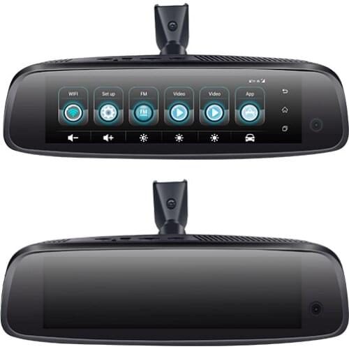 Auto Electronics Dual Lens Dash Cam Car Black Box Dvr Camera With Parking Radar Monitor