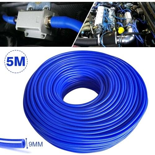 New 5M Blue Auto Car Vacuum Hose Resistant High Temperatures Silicone Vacuum Pressure Hose 4mm ID 9mm OD Accessories