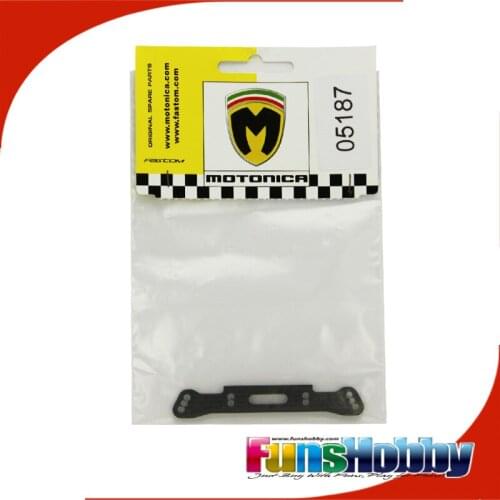 Italy Motonica 1:8 On Road RC Model Nitro Car Parts Front Shocks Mount RS (Carbon Fibre) Applied to P81 (COD.05187)