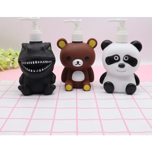 Dinosaur Panda Push-type High-end Dispensing Lotion Dispenser Cartoon Household Items Shower Gel Bottle Hand Sanitizer Filling