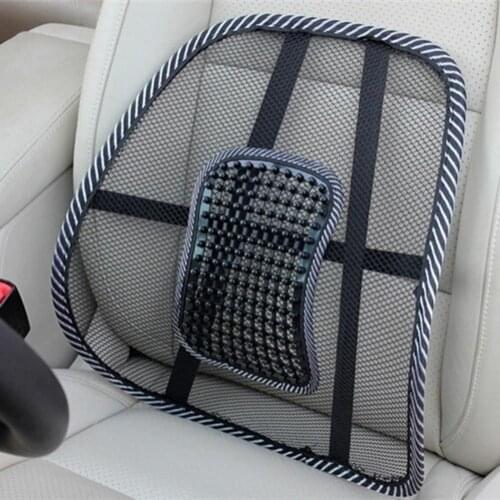 Breathable Mesh Car Seat Cushion Pad Office Chair Back Massage Lumber Support