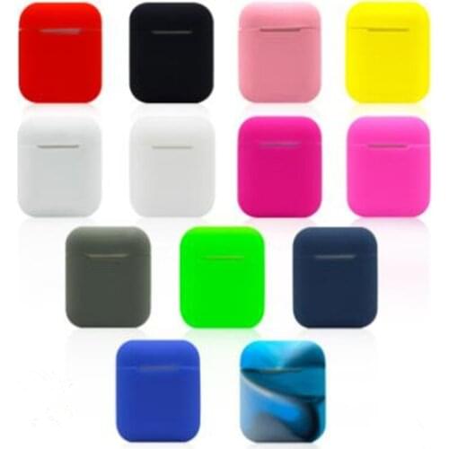 I7S Bluetooth Headphone Case i7mini Headphone Case Shatterproof TWS Wireless Charging Warehouse Fashion Silicone Case2pcs/pack