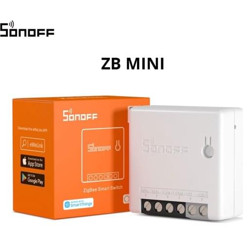 SONOFF ZBMINI Zigbee 3.0 Two Way Smart Switch Timer Switch Smart Home Works with SmartThings Alexa Google Home e-WeLink