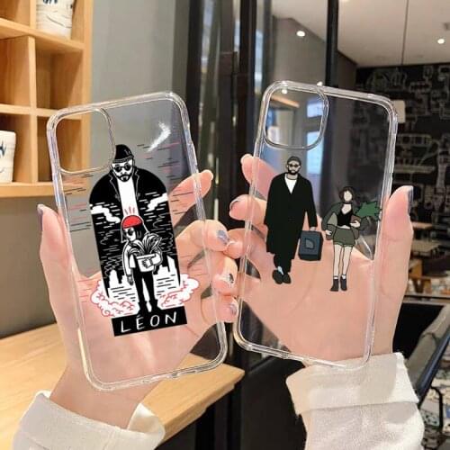 Leon the Professional Phone Case Transparent soft For iphone 5 5s 5c se 6 6s 7 8 11 12 plus mini x xs xr pro max