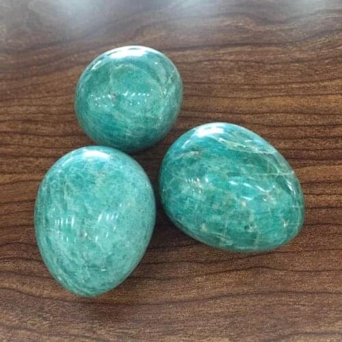 Amazonite massage egg natural stones and minerals polished quartz crystals gemstones chakra healing