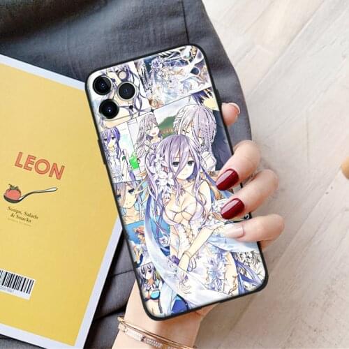 Date a Live Reine Mursame Soft Silicone for IPhone Se 6 6s 7 8 Plus X XR XS 11 12 Mini Pro Max Glass TPU Phone Case Cover Shell