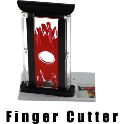 2pcs/lot Funny gadegets Hand Finger Hay Cutter Chopper Magician magic tricks close up magie illusion mentalismo juegos de magia