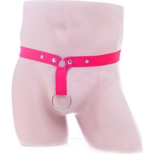 New Arrival 100% real photos Man Sexy Ring Rivet G String Panties Thong Underwear T Back Panties