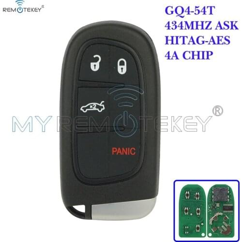 Remtekey GQ4-54T Smart Car Key 3 Button with Panic 434mhz for Chrysler Dodge Jeep key