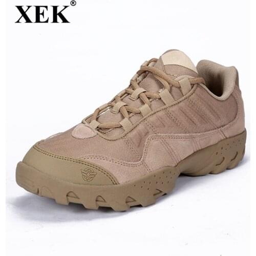 XEK 2018 sports mountaineering breathable shock absorption nylon tactical climbing mountain desert mens shoes casual ZLL249