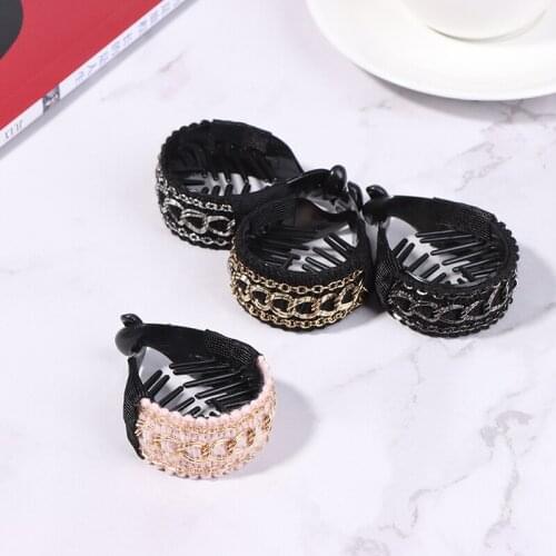 1pcs Ball Head Hair Claw For Women Ponytail Holder Ball Head Bun Maker Expanding Hair Clips Hairpins Hair Accessories