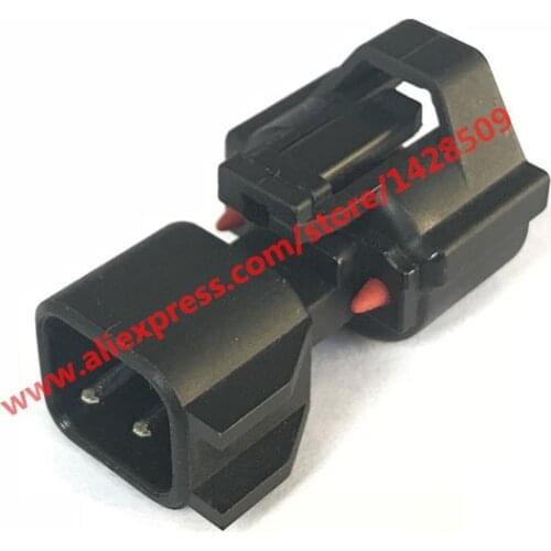 5 Sets 2 Pin Fuel Injector Conversion Adapter Plug Nippon Denso Female To EV6 Male Connector