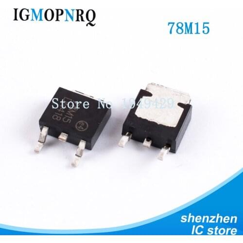 10PCS 78M15 TO-252 regulator 15V 0.5A Positive New fast delivery