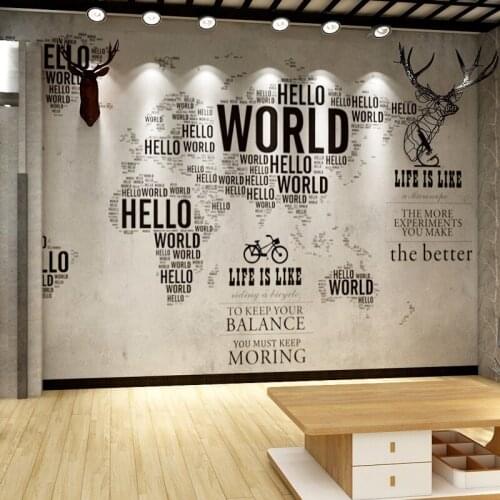 3D 5D 8D Embossed Murals Modern World Map Photo Wall Paper Mural for Living Room papier peint enfant Landscape Wallpaper Custom
