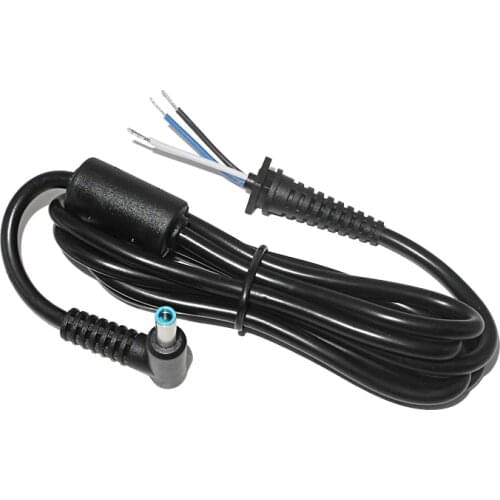 4.5x3.0 DC Power Charger Plug Cable Right Angle Connector with pin for Hp Envy Laptop Adapter DC connector 4.5*3.0mm Cable Cord