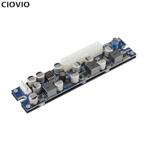 CIOVIO DC DC ATX Peak PSU 12V 300W Pico ATX Switch Mining PSU 24pin MINI ITX DC to ATX PC Power Supply For Computer