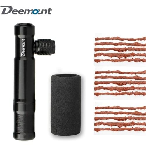 Deemount Tubeless Tire Puncture Service Tool Fits Threaded CO2 Cartridge Inflate Bicycle Presta Schrader W/ 15 Stripes TOL-171