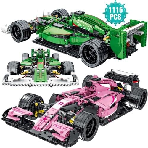 KEYAMI 1116PCS F1 Sport Vehicle Model Building Blocks Car Bricks Model Car Educational building block toys Bricks DIY Set Toys