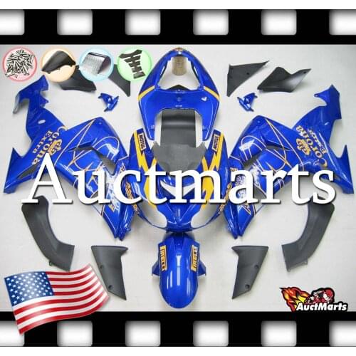 For Kawasaki Ninja ZX10R 2006 2007 06 07 Injection Plastic Fairing Kit (P/N:3g13)