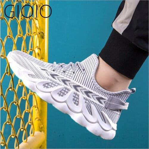 2021 summer new style mesh breathable sports mens shoes Korean fashion casual shoes trend wear running shoes Zapatillas Hombre