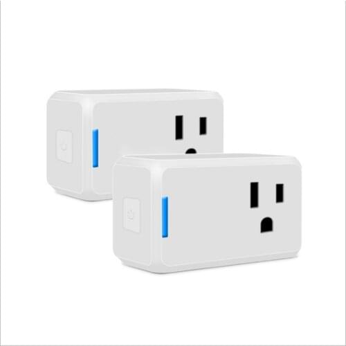Smart Wifi Plug US APP Remote Control ALEXA Google Assistant Timer 10A smart home electronics wifi eu to us plug in adaptor