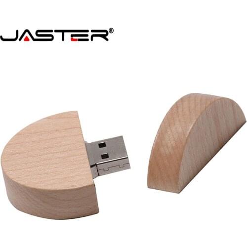 Wooden Pendrive Round 4GB 8GB 16GB 32GB 32GB Usb Flash Drive Memory Stick For Photographer
