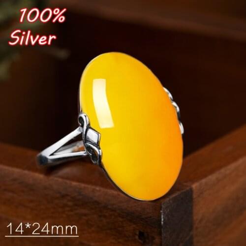 925 Sterling Silver Color Adjustable Ring Blanks Base DIY Handmade Blanks 14*24mm/12*18mmWax Settings for Women Jewelry Findings