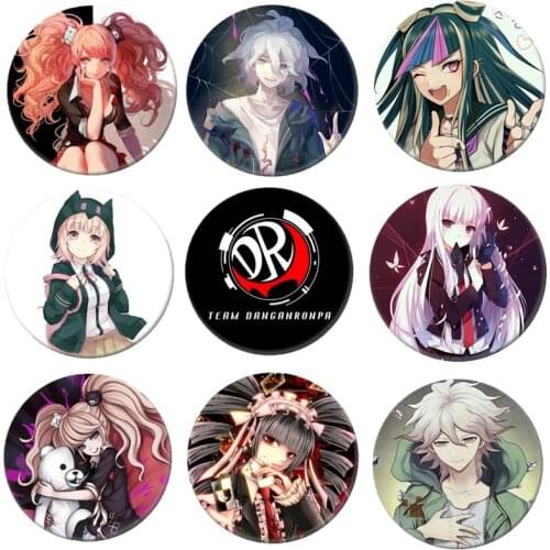1pc Anime Danganronpa Badge Accessories For Clothes Brooch Pin Backpack Decoration Childrens gift B002