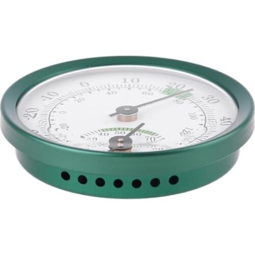 2in1 Wall Mount Thermometer Hygrometer Mechanical No battery Temperature Humidity Meter Gauge Home Use