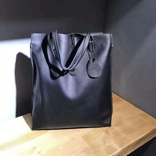 2019 Womens 100%Genuine Leather Messenger Bags Ladies Fashion Natural Leather Shoulder Bags Female Larger Casual Bag Tote Purse