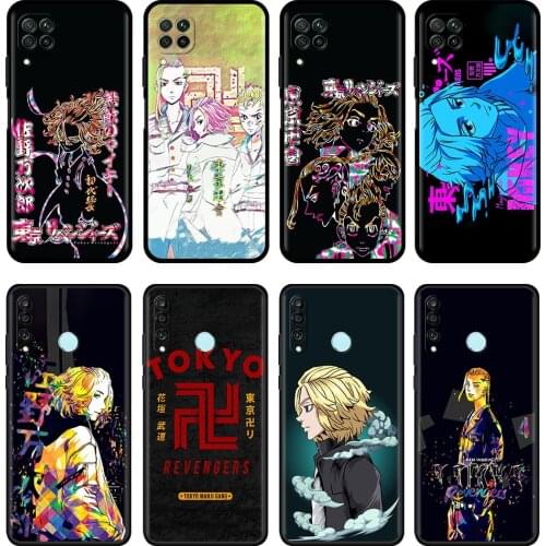 Son Goku Anime Silicone Black Phone Case For Huawei P Smart Z 2019 P40 Lite E P30 Pro Plus P20 2021 Soft Cases Cover Bag