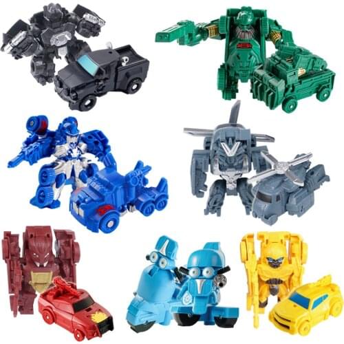 Ex505 Robot Model Anime Action Figures Car Hot Toys for Boy Q Version Motorcycle Deformer Toy Truck Hobbies Fors Christmas Gift