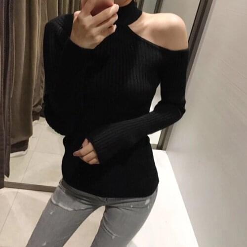 Женские пуловеры с открытыми плечами Ggright China At AliExpress