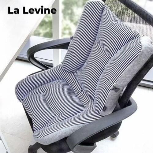 Beautiful Butt Cushion Chair Cushion Modern Home Living Room Decoration Sofa Cushion Non-removable Knit Rectangular Stripes