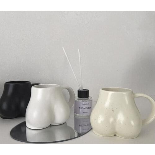 Creative Ceramics Woman Body Coffee Milk Mug Butt Sculpture Cup Living Room Dining Table Mugs Cup Home Decoration Accessories
