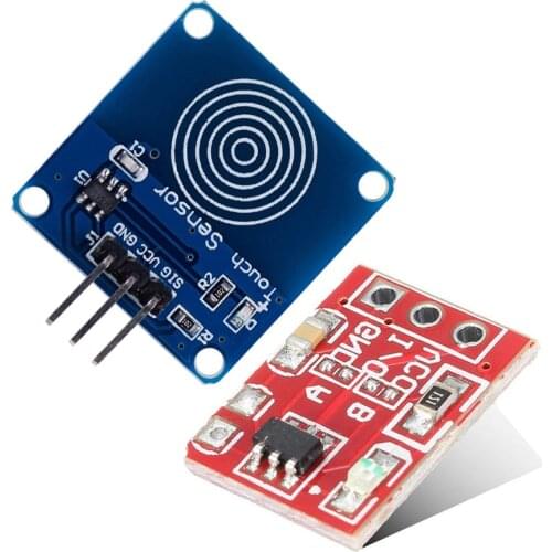 5PCS TTP223B Touch Key Switch Module Touching Button Self-Locking/No-Locking Capacitive Switches Single Channel Reconstruction