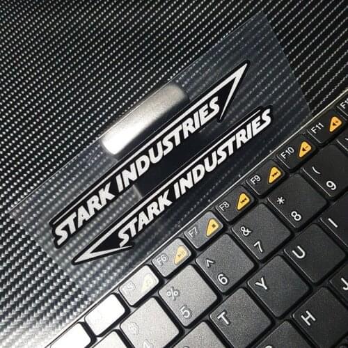 1pair film classic hero Motorbike Racing Stickers Retro Auto Car Styling Vinyl Label Decals for Stark Industries