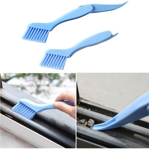 2-in-1 Multipurpose Window Groove Cleaning Brush Keyboard Nook and Cranny Dust Small Shovel / Window Track Cleaning Brushes
