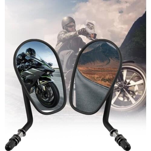 50% Hot Sales 1 Pair Rearview Mirrors Durable Easy Installation Aluminum Alloy Motorcycle Rear Side Mirrors for Davidson XL 883