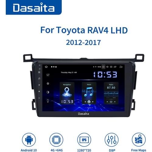 Dasaita for Toyota RAV4 Radio player 2012 2013 2014 2015 2017 car radio 9 inches IPS Screen Android 10 Carplay DSP GPS HD 64GB