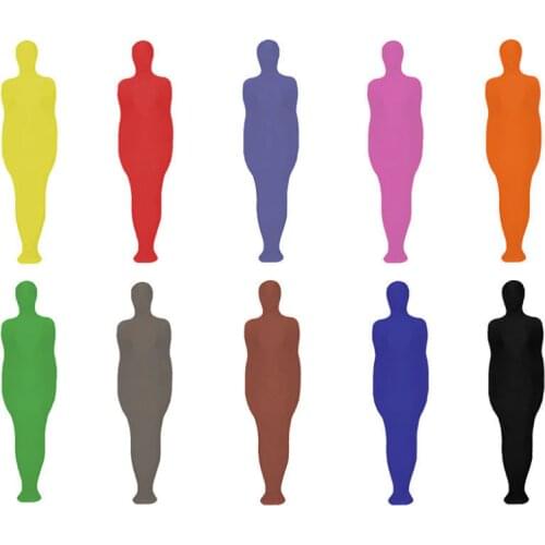 Kid Adult Mummy Unisex Halloween Unisex Spandex Bright Skin Zentai Costumes Bodysuit ( no internal Sleeves