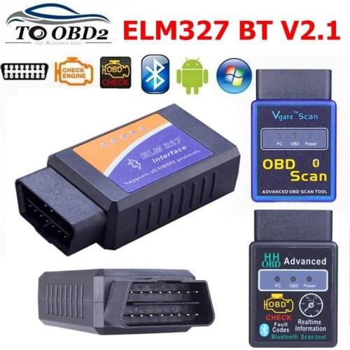 ELM 327 Stable Function Bluetooth Wireless ELM327 V2.1 Supports Multi-Protocols & Support Multi-languages Works ON Android