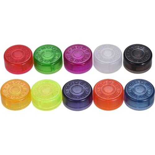 MOOER 10Pcs Footswitch Topper Protector Colorful Plastic Bumpers for Guitar Effect Pedal(Random Color Delivery)