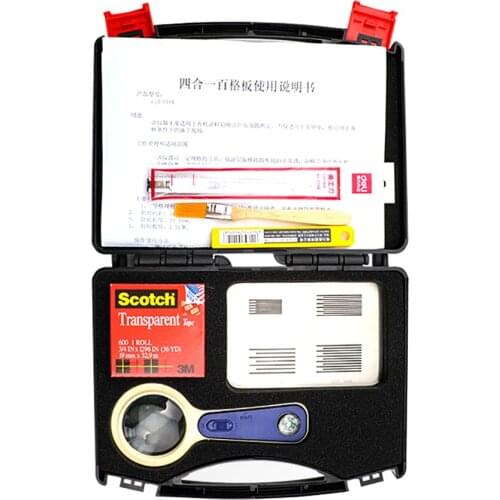SISI Cross-Cut Tester Set Paint Film Adhesion Test Stainless Steel Board Coating Tester 1.0MM/1.5MM/2MM/3MM