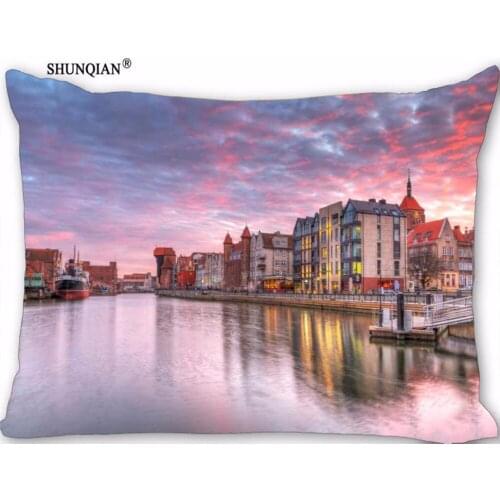 New Poland Pillow Case Custom Wedding Pillowcase Cover Cases Gift Zippered Rectangle Pillow Case 18-1-30